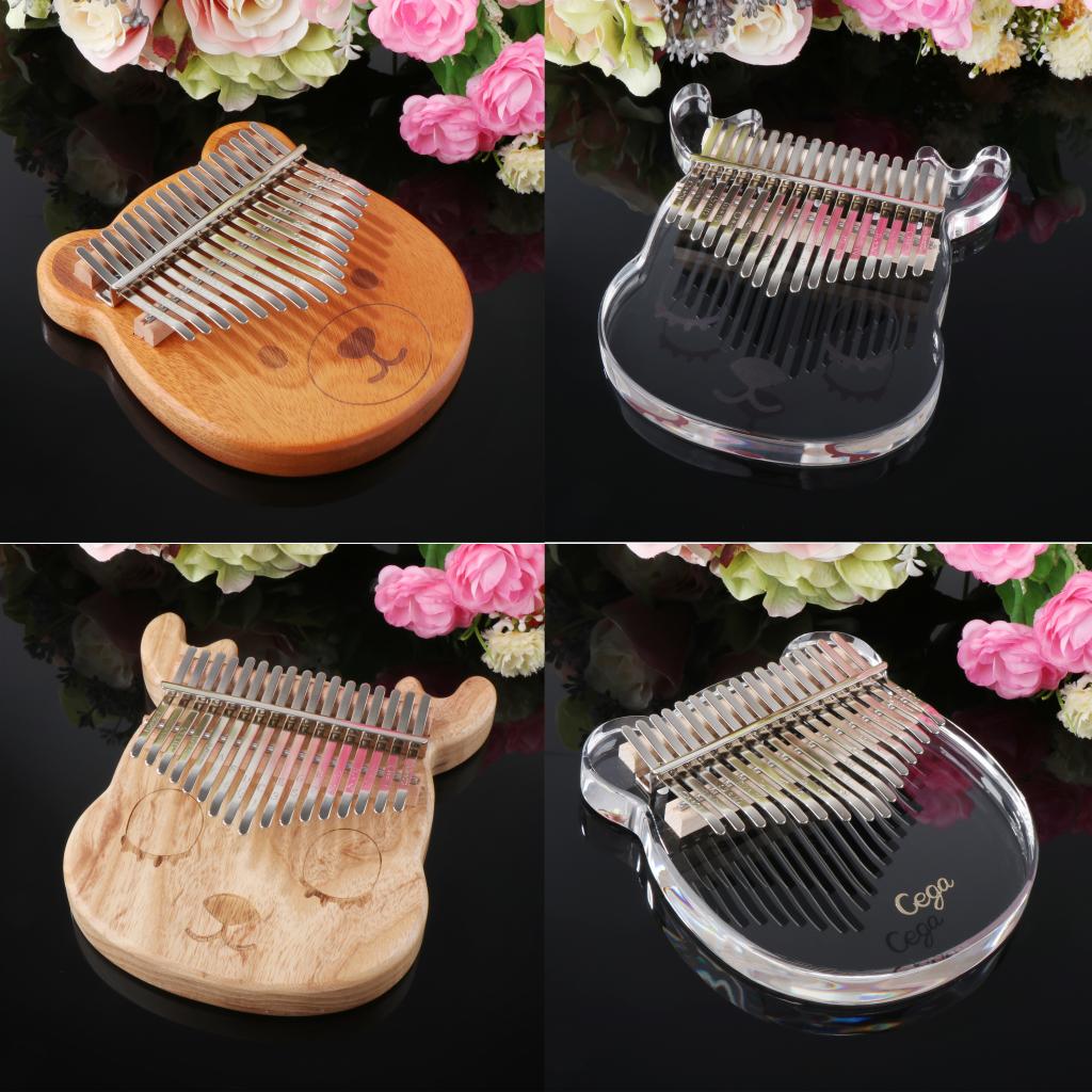 Cartoon Animal-shaped New Kalimba 17 Key Thumb Piano Crystal - Cute Deer