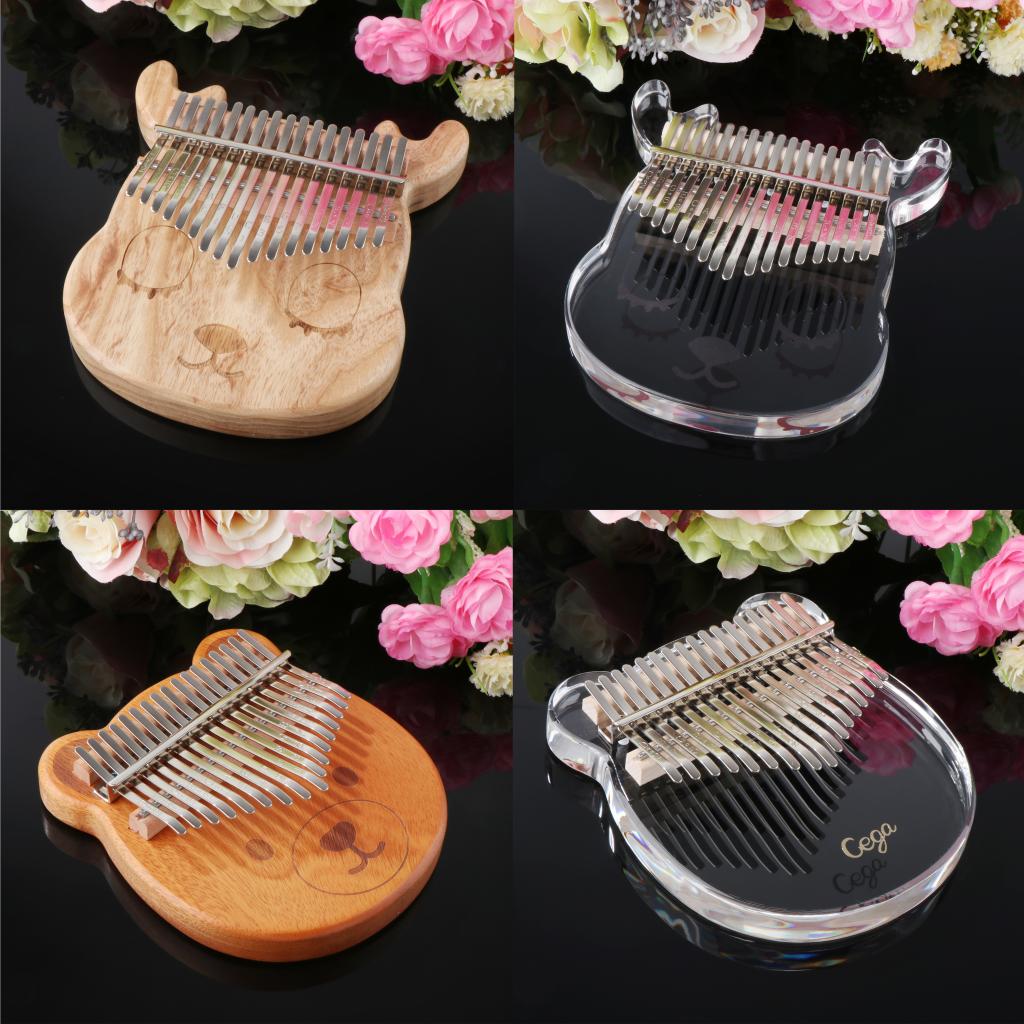 Cartoon Animal-shaped New Kalimba 17 Key Thumb Piano Crystal - Cute Deer