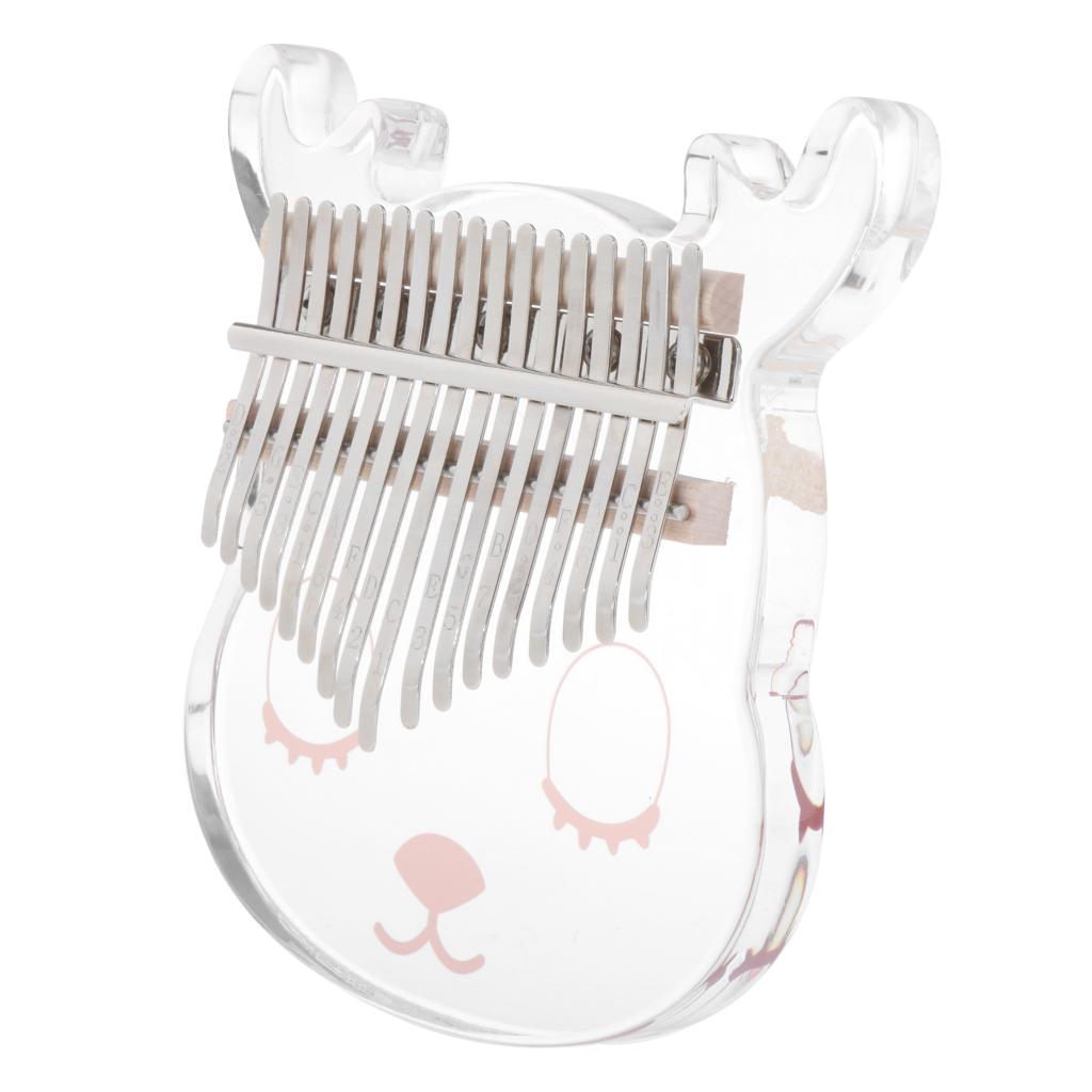 Cartoon Animal-shaped New Kalimba 17 Key Thumb Piano Crystal - Cute Deer