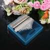 2020 New Kalimba 17 Key Thumb Piano Mbira with Bag Tuner Hammer Blue