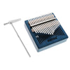 2020 New Kalimba 17 Key Thumb Piano Mbira with Bag Tuner Hammer Blue