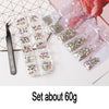 Multi-Colour Crystal Flat Back Nail Art Face Festival Rhinestones Gems DIY