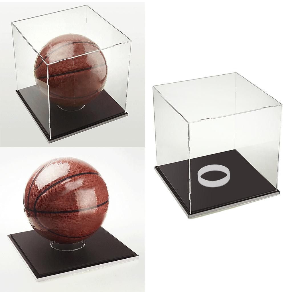 Protected Balls Display Case Clear Storage Dustproof for Basketball