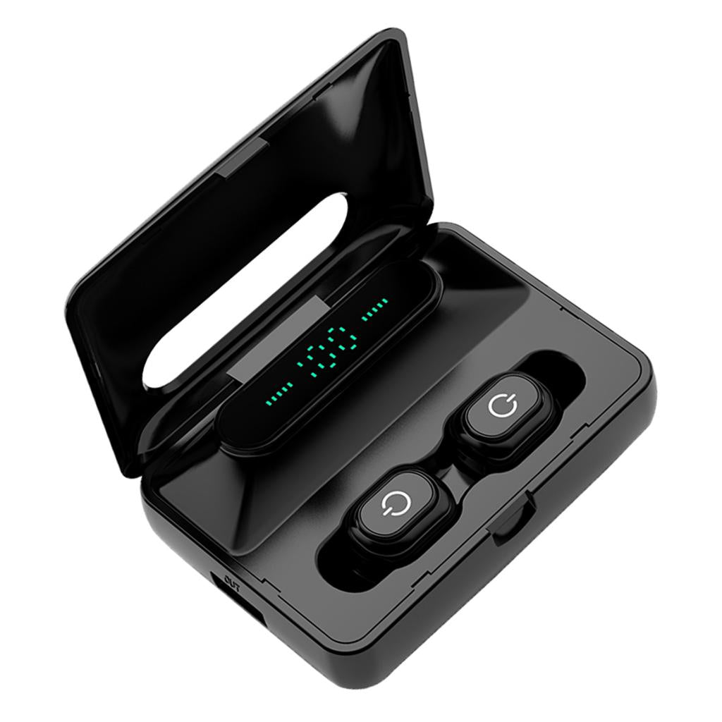 H60 Wireless Bluetooth In-Ear Earphone Earbud Noise Cancelling Black