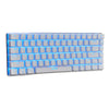 AJAZZ Mechanical Keyboard Portable 82 Keys Black Switches-White-Blue Light