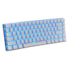 AJAZZ Mechanical Keyboard Portable 82 Keys Black Switches-White-Blue Light