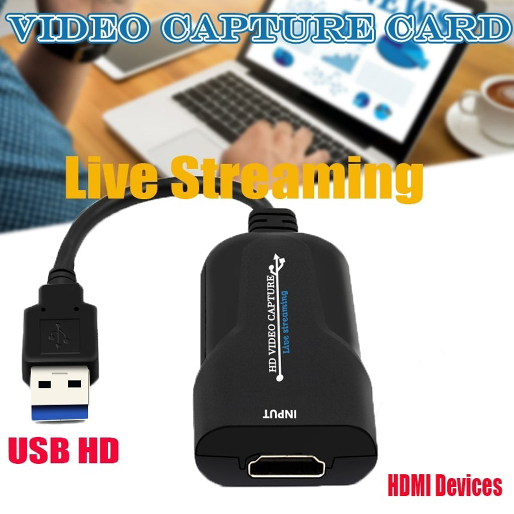 HDMI Video Capture Card USB 3.0 Grabber Record Box For PC Live Streaming