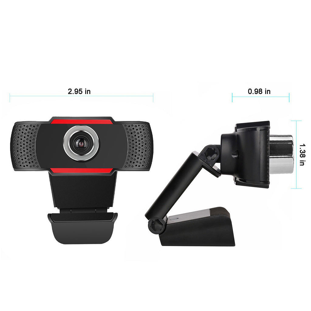 1 Piece HD Computer Webcam Laptop Desktop PC USB Web Camera with Mic 1080p