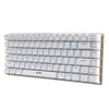 AJAZZ Mechanical Keyboard Portable 82 Keys Black Switches-White-No Light