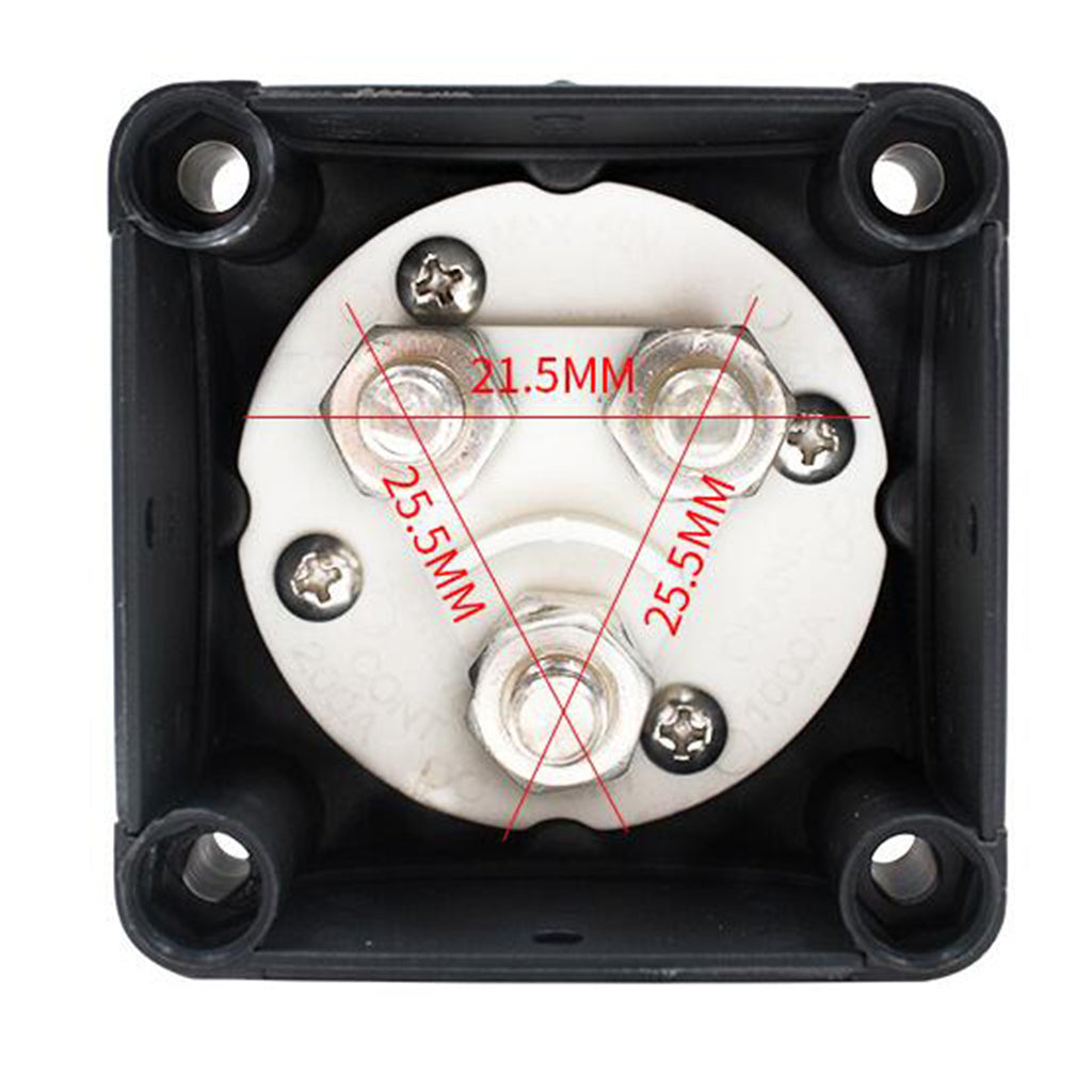 Dual Battery Selector Switch Disconnect for Marine Boat RV Vehicles ON-Off