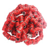 100Pcs Aluminium Pigeon Leg Rings 8 MM Red