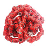 100Pcs Aluminium Pigeon Leg Rings 8 MM Red