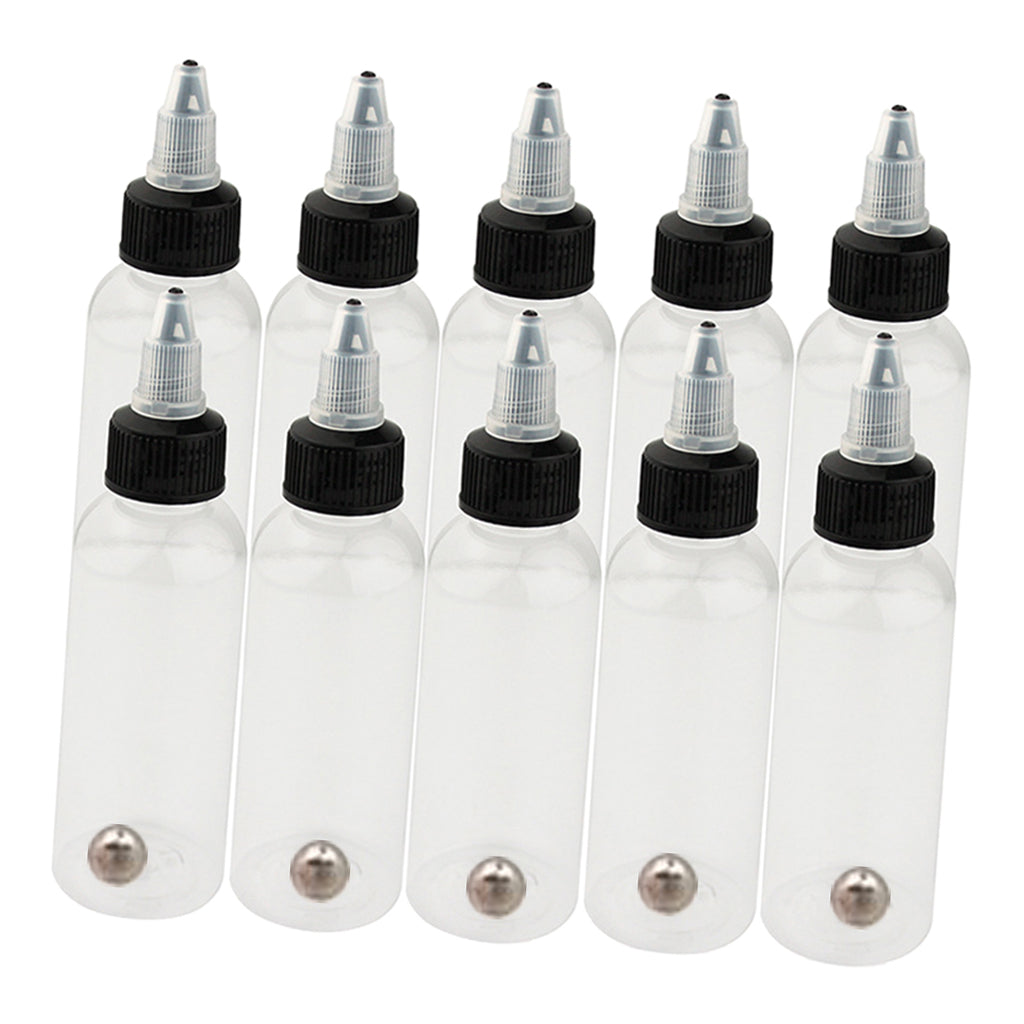 Tattoo Airbrush Ink Pigment Boston Bottles LDPE  60ml