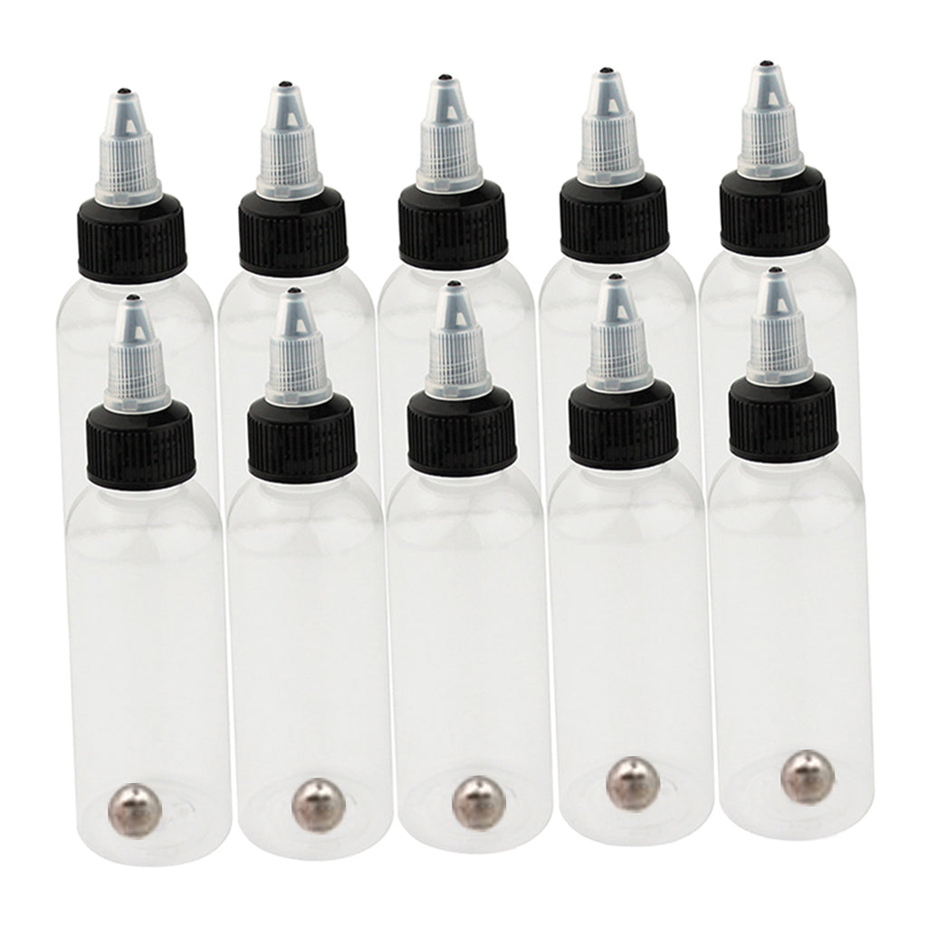 Tattoo Airbrush Ink Pigment Boston Bottles LDPE  60ml