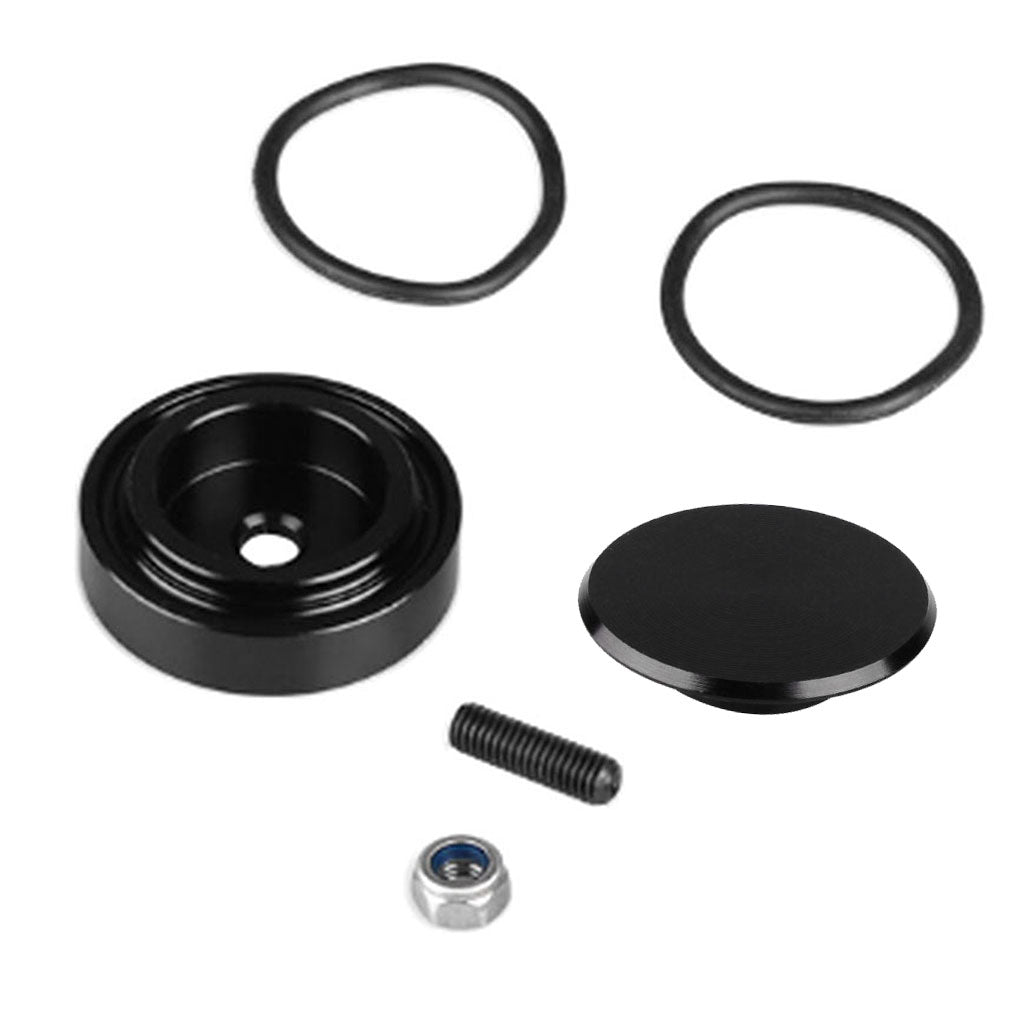 Car Rear Wiper Delete Kit Block Off Plug Cap with O-ring Seal Black