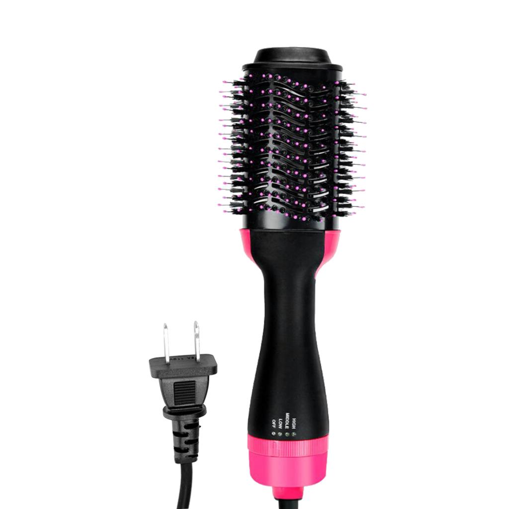 3 In1 One-Step Hair  Hot Air Straightening Blow Roller US plug