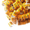 100Pcs Aluminium Pigeon Leg Rings 8 MM Orange