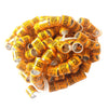 100Pcs Aluminium Pigeon Leg Rings 8 MM Orange