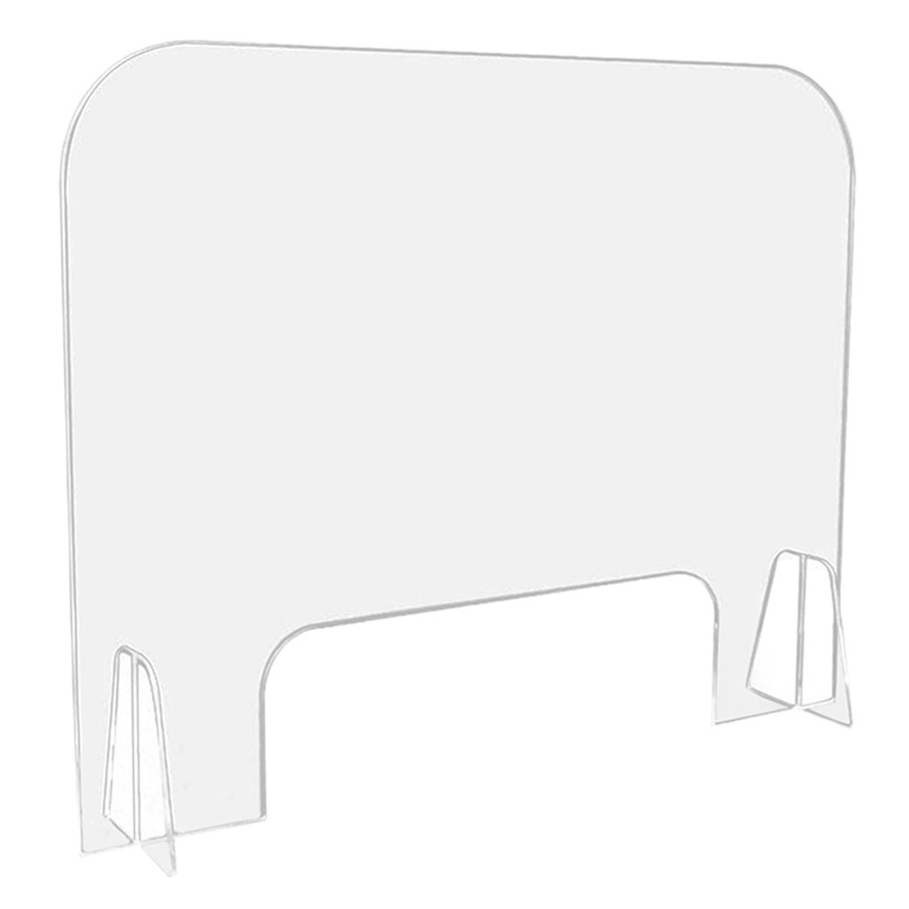 SNEEZE GUARD Acrylic Protecive Barrier Table Desk Checkout Shield 40x50cm