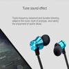 Magnetic Bluetooth In-ear Earphone Sport  Blue