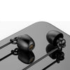 3.5mm Sleep Earplugs Earphone  black with Volume Control Mic