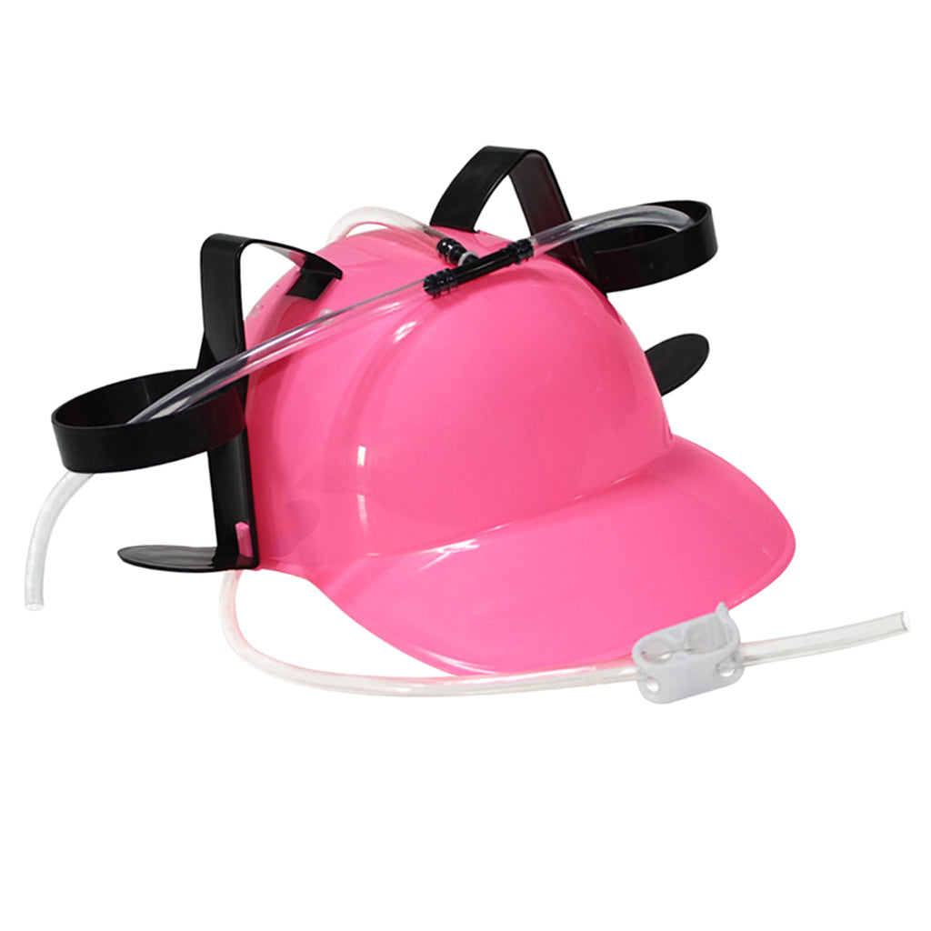 Novelty Drinking Helmet Beer Hat Drink Holder Soda Party Stag Do Game Pink