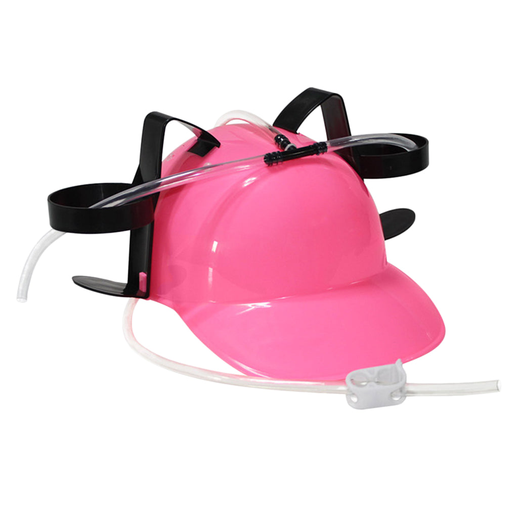 Novelty Drinking Helmet Beer Hat Drink Holder Soda Party Stag Do Game Pink