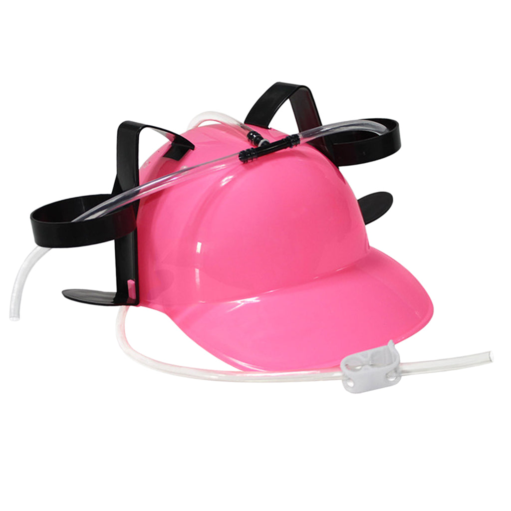 Novelty Drinking Helmet Beer Hat Drink Holder Soda Party Stag Do Game Pink