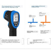 LCD Digital Non-contact Infrared Thermometer Forehead Body Temperature Test