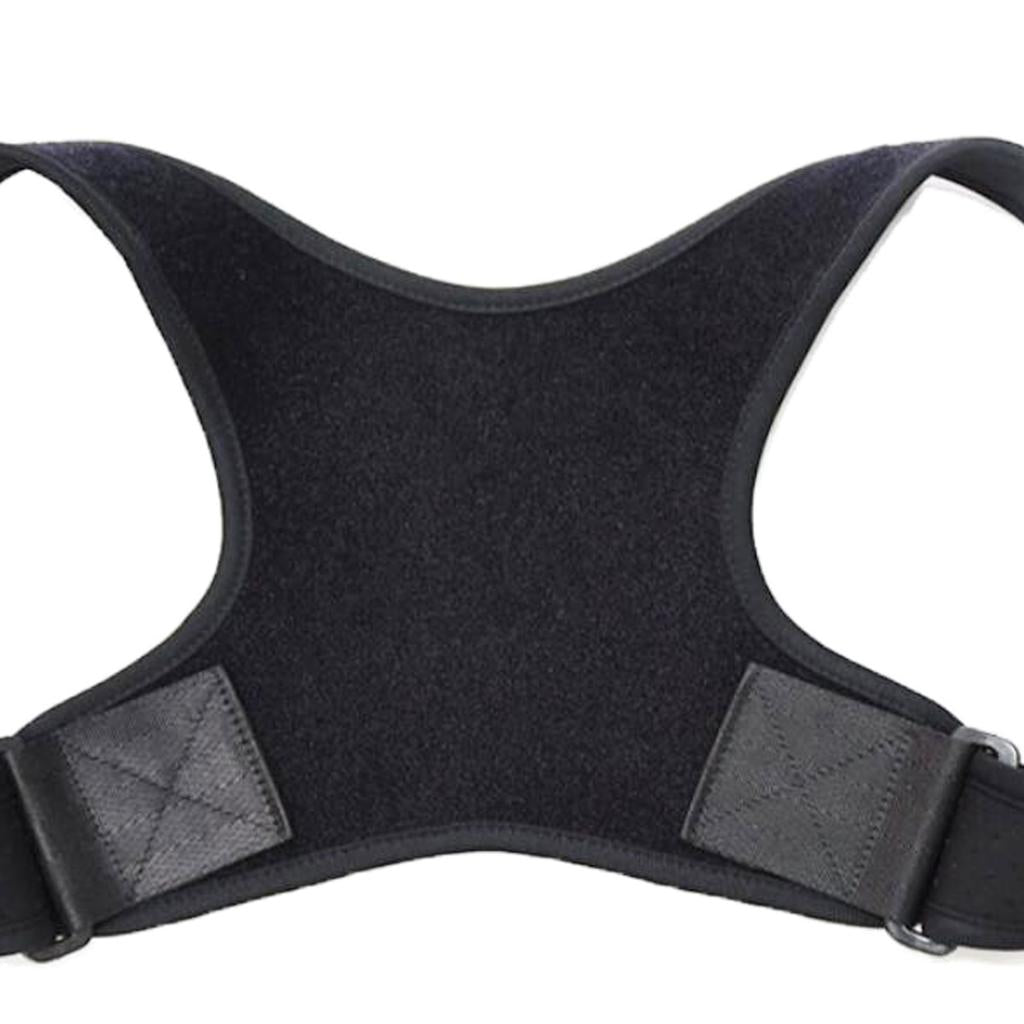 Adjustable Posture Corrector Back Shoulder Support Correct Brace M (Black)