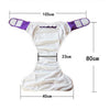 Adult Cloth Diaper Nappy Washable for Disability Incontinence  L Coffee