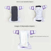 Adult Cloth Diaper Nappy Washable for Disability Incontinence  L Coffee