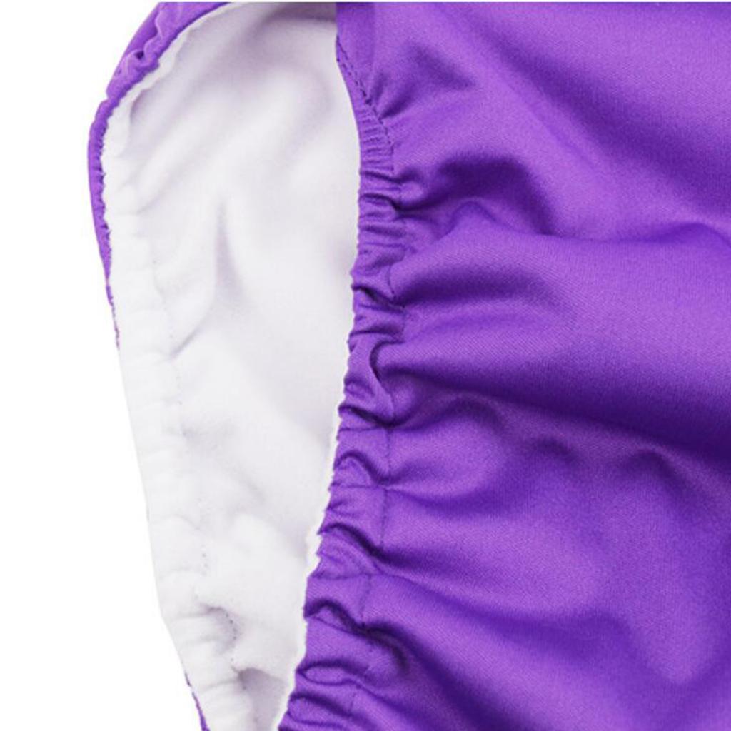 Adult Cloth Diaper Nappy Washable for Disability Incontinence  XL 04 Purple