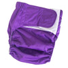 Adult Cloth Diaper Nappy Washable for Disability Incontinence  XL 04 Purple