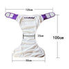 Adult Cloth Diaper Nappy Washable for Disability Incontinence  XL 04 Purple