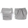 Adult Cloth Diaper Nappy Washable for Disability Incontinence  S  Gray