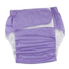 Adult Cloth Diaper Nappy Washable for Disability Incontinence  L Purple