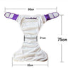 Adult Cloth Diaper Nappy Washable for Disability Incontinence  M Coffee