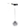 Electric Cat Toy Balls Automatic Lifting Interactive Cat Toy White