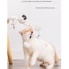 Electric Cat Toy Balls Automatic Lifting Interactive Cat Toy White