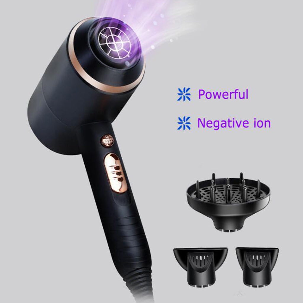 Professional 4000W Ionic Hair Dryer Hair Blower with Concentrator Diffuser