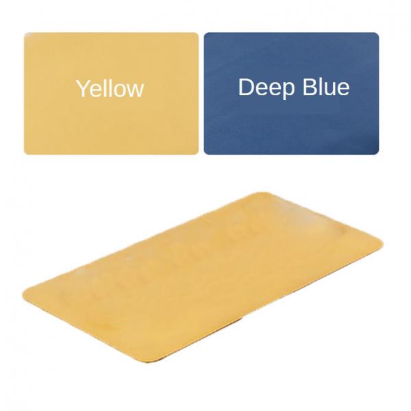 1pc Mouse Mat Large Laptop Pad Non-Slip Mousepad Double color M yellow+blue