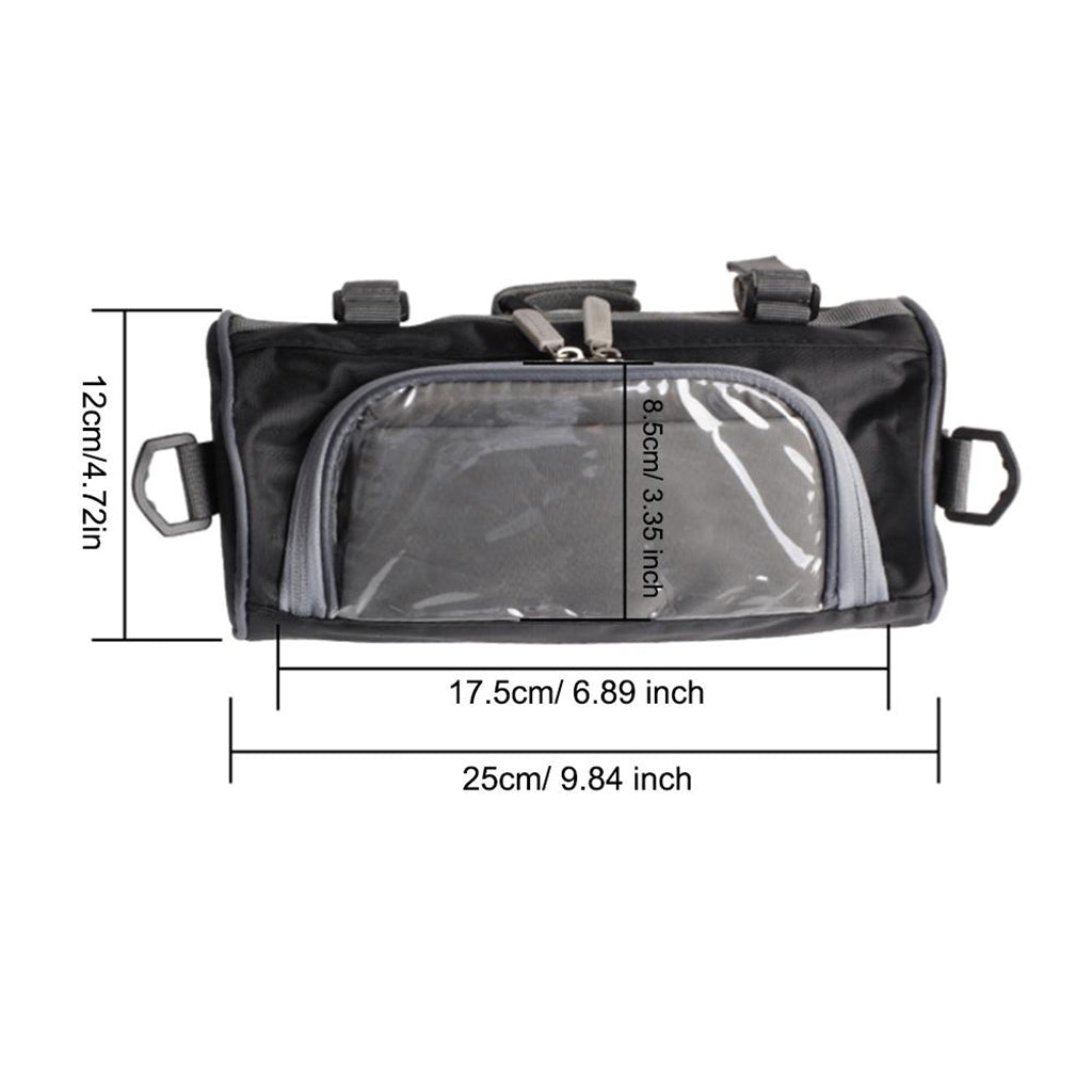 Waterproof Motorcycle Front Bag Motorbike Bike Handlebar Storage Pack Basket