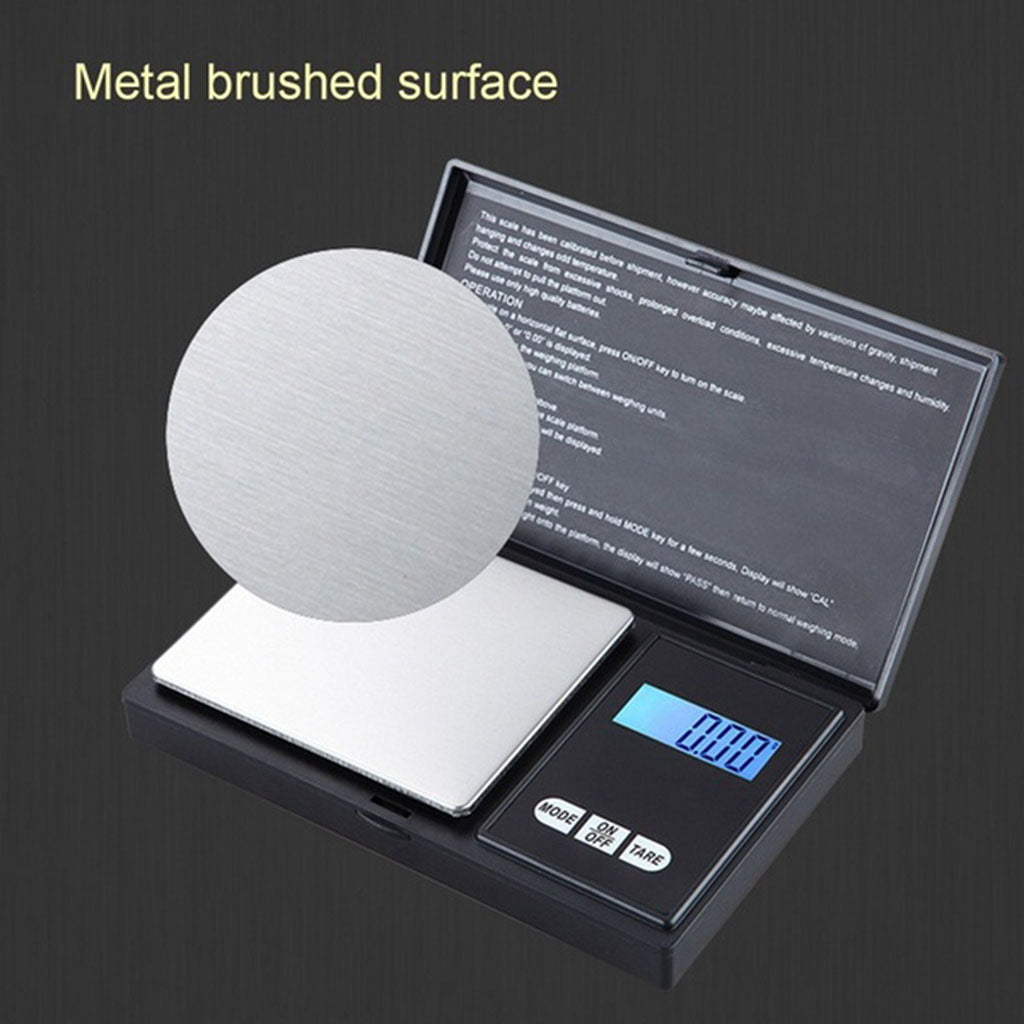 Digital Scale Electronic Jewelry Pocket Gram Gold Coin Precise -Silver 500g