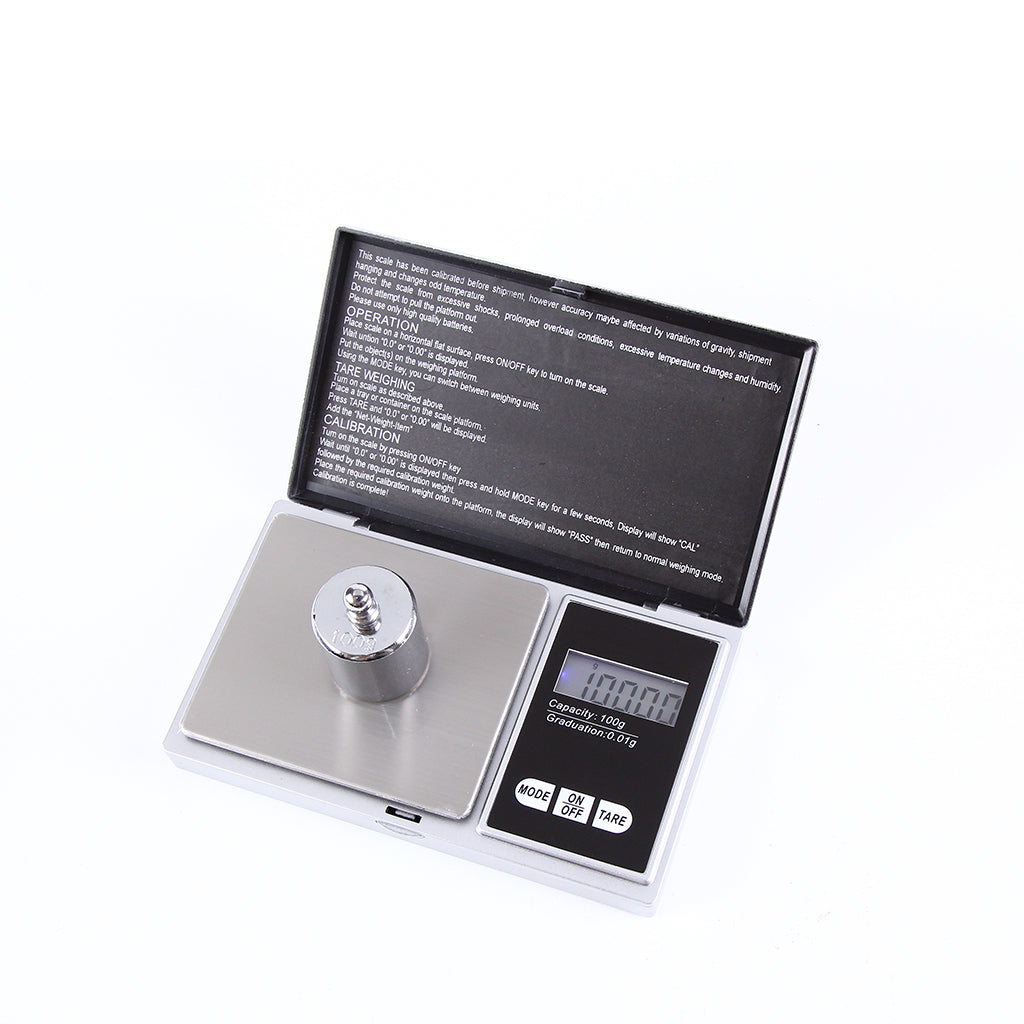 Digital Scale Electronic Jewelry Pocket Gram Gold Coin Precise -Silver 500g