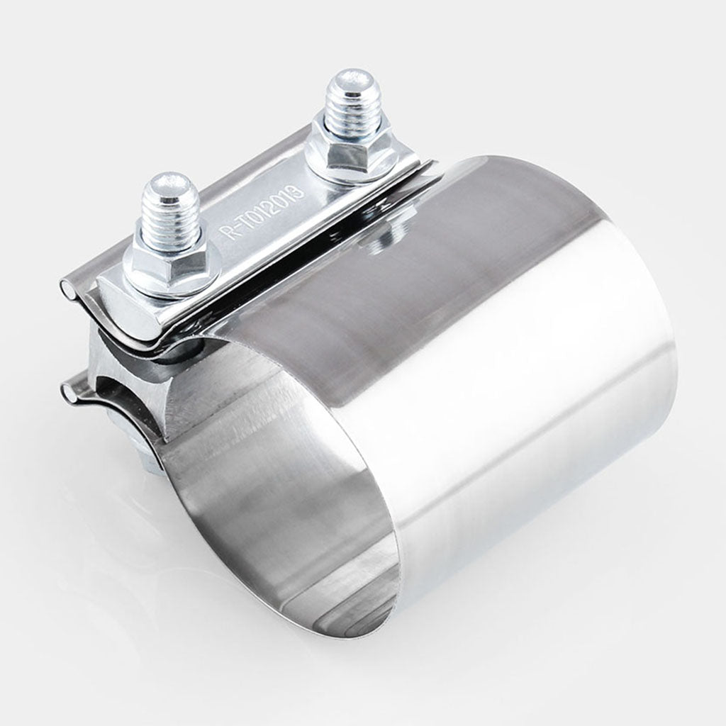 2.5" Stainless Steel Butt Joint Band Exhaust Clamp Quick Release