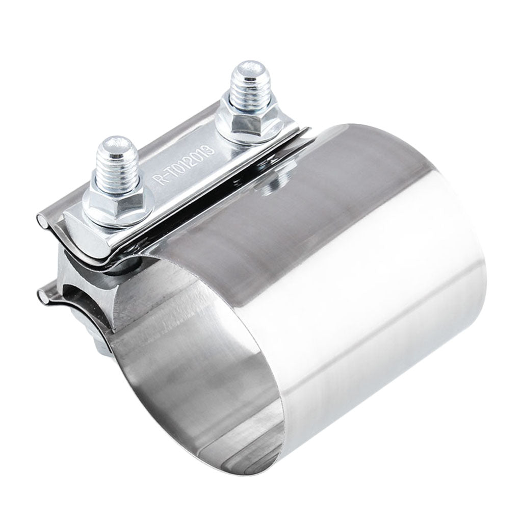 2.5" Stainless Steel Butt Joint Band Exhaust Clamp Quick Release