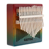 17 Keys Kalimba Mahogany Thumb Piano Mbira Keyboard Instrument Rainbow