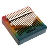 17 Keys Kalimba Mahogany Thumb Piano Mbira Keyboard Instrument Rainbow