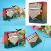 17 Keys Kalimba Mahogany Thumb Piano Mbira Keyboard Instrument Rainbow